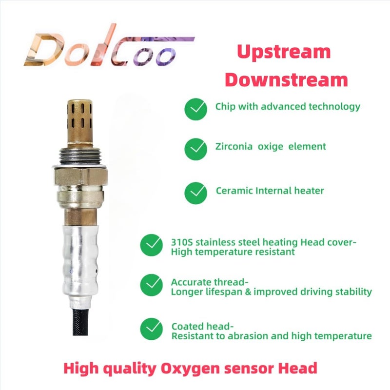 DOICOO 234-4012 19178918 AFS138 Oxygen O2 Sensor Fit for Chevy GMC Blazer S10 Jimmy Express Savana Yukon Sierra 1500 Silverado 1500 C1500 K1500 1996 1997 1998 1999 2000 2001 2002,Upstream/Downstream - Image 3